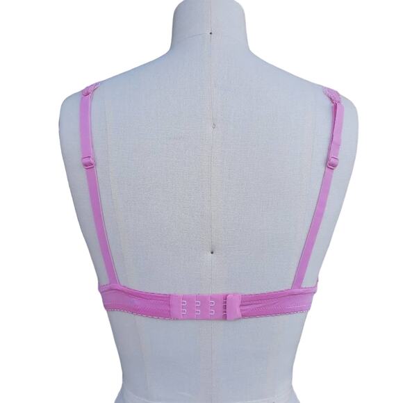 NWOT Cosabella Pink Lace Triangle Bra Petite Small - Picture 3 of 11